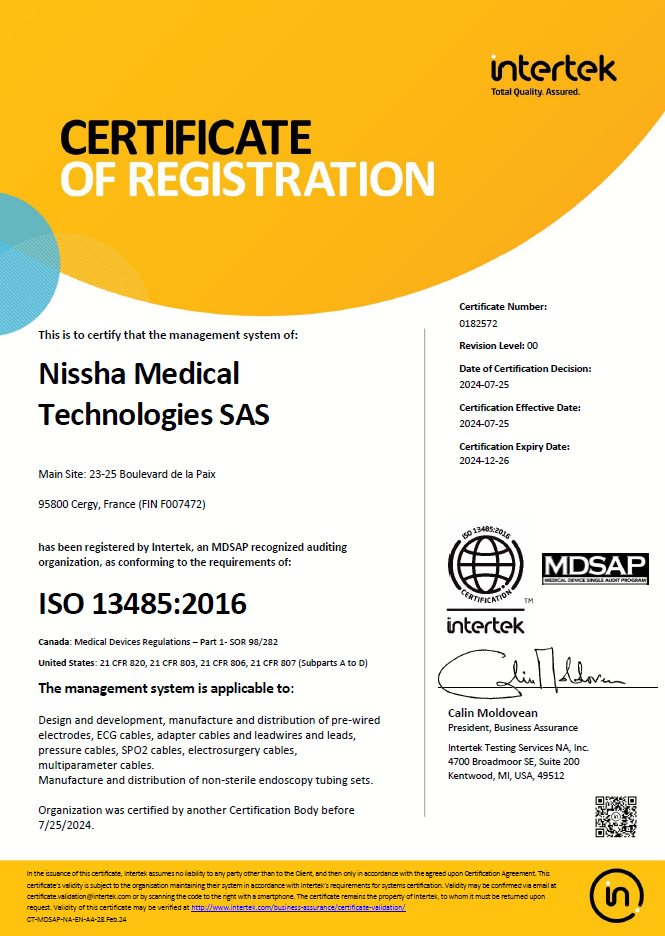 <p>ISO 13485:2016 MDSAP</p>